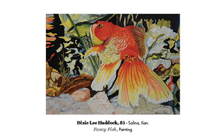 Postcard - Fancy Fish by Dixie Lee Haddock