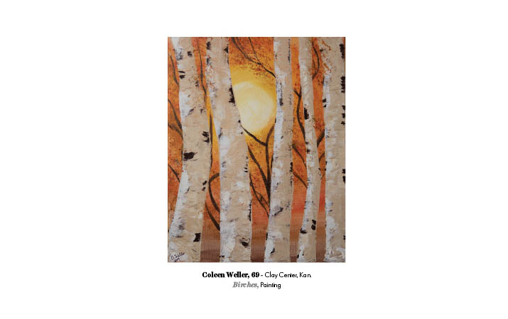 Postcard - Birches by Colleen Weller