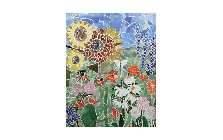 Thank You - Summer Sun Flowers by Joan Vogel