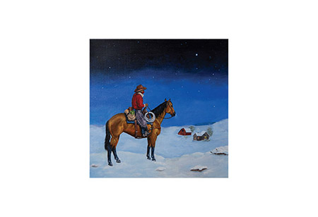 Christmas - Christmas Horseman by Terry Linenberger