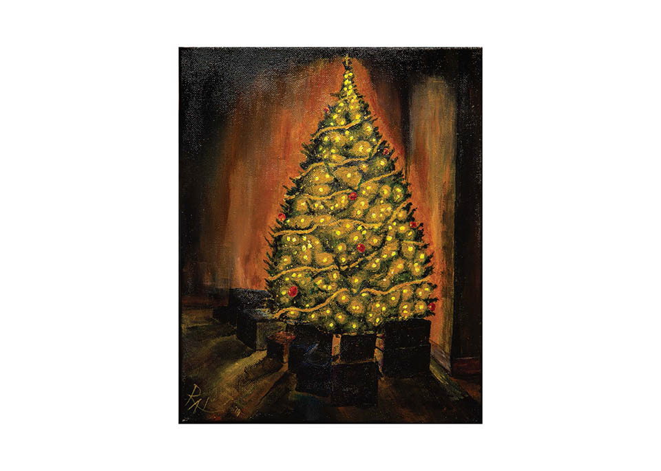 Chrismtas - Golden Christmas Glow by R. Allan Lister