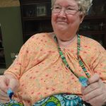Connie Griffiths is a regular participant in the bi-monthly art class.