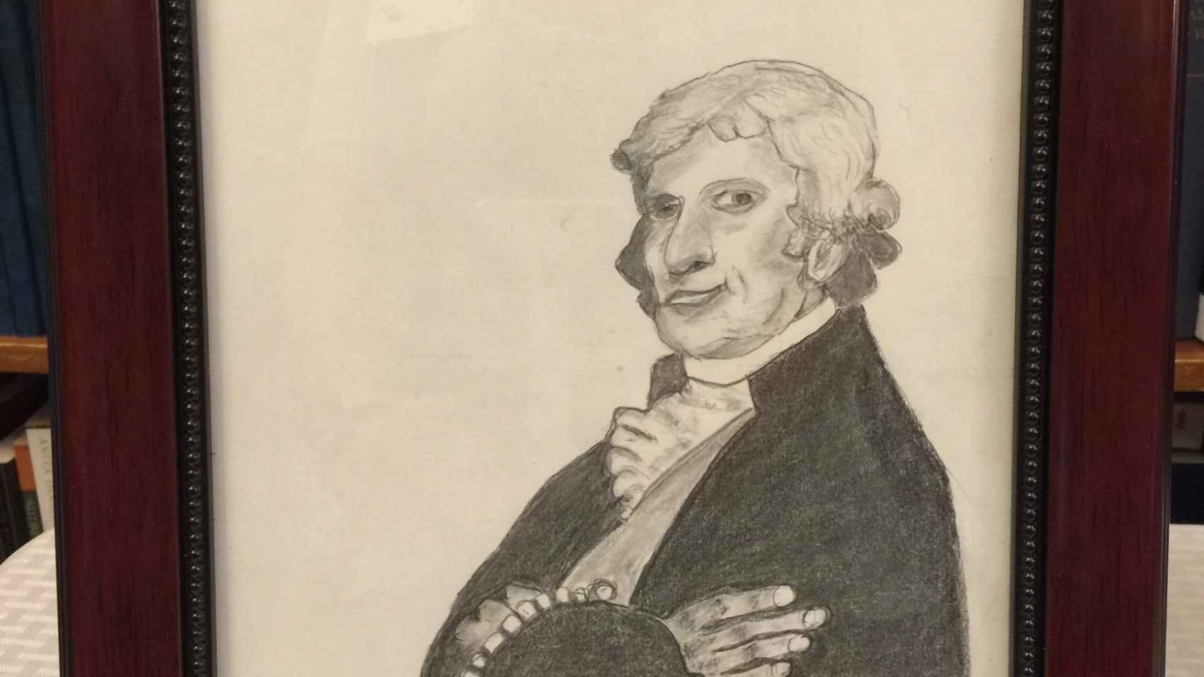 Robert Enders, drawing, "Thomas Jefferson," was a winner.