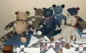Resident Eleanor Ralls makes handmade teddy bears to children near and far.