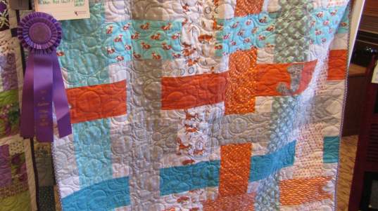 Ribbon Box Quilt, by Coleen Weller.
